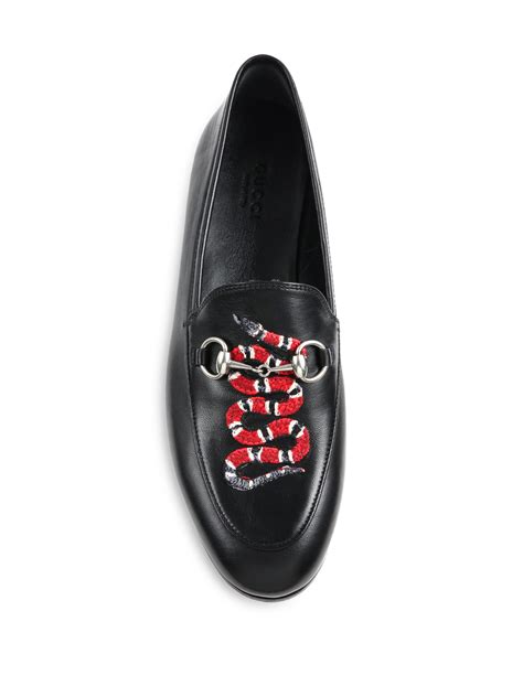 Gucci snake loafers